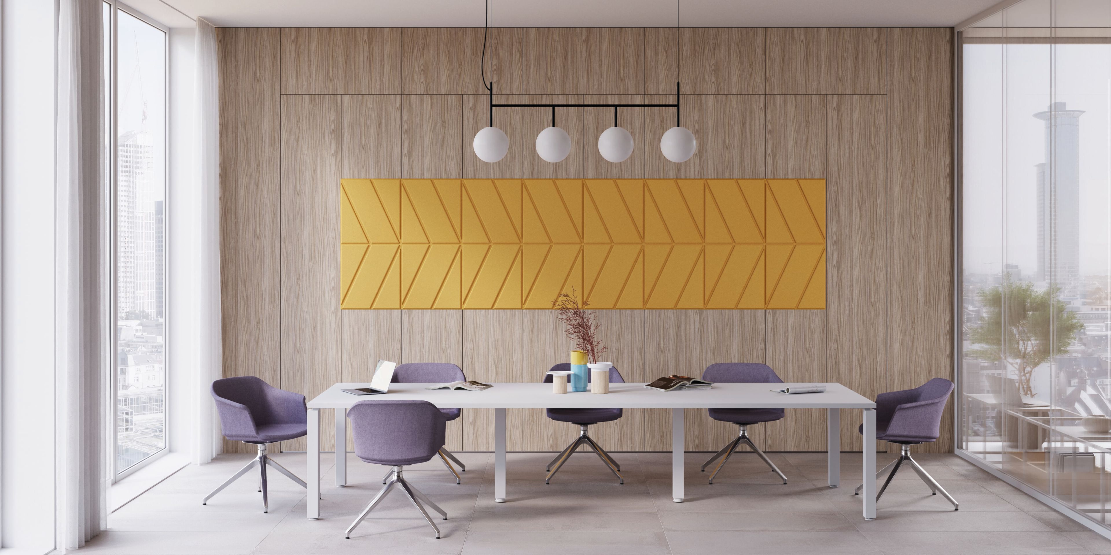 Прямоугольный стол для совещаний с системой люверсов CUF Milano Ennepi ARCH-00031315 - Вид №1