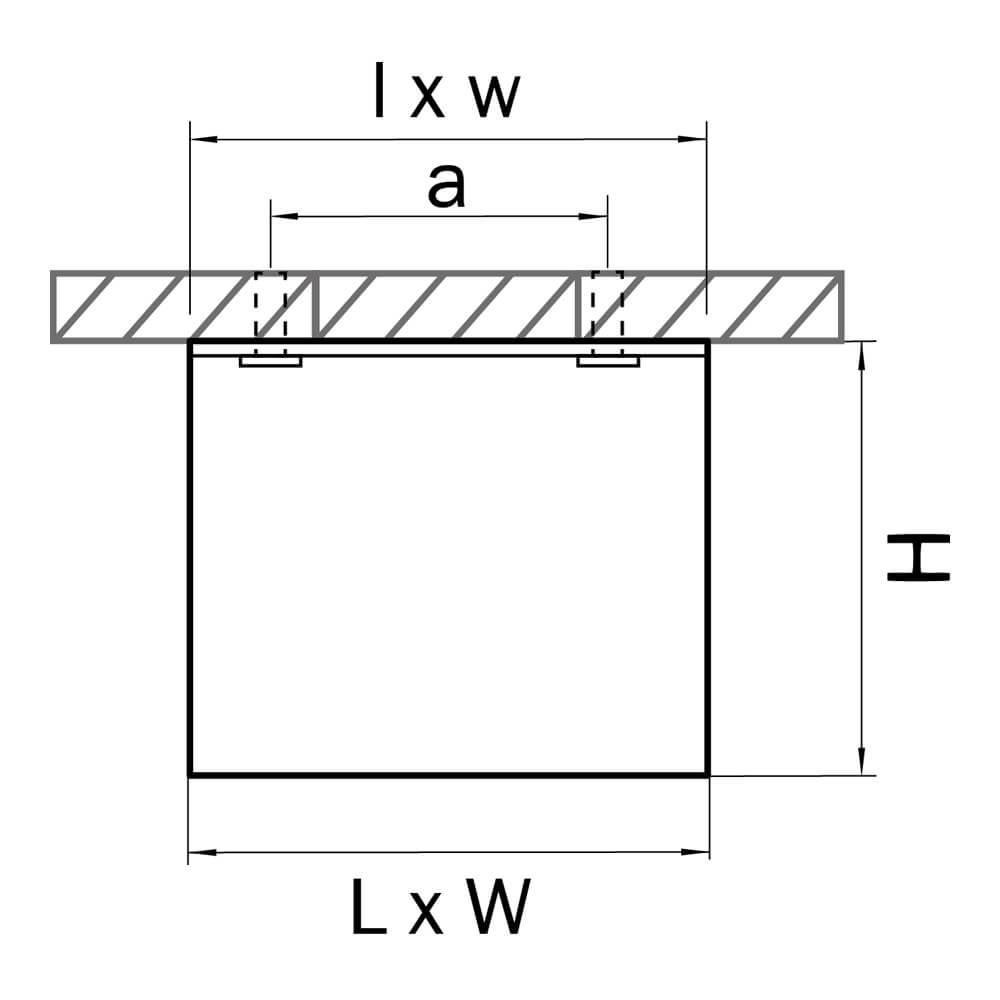 Потолочный светодиодный светильник Lightstar Monocco 052119R LIGHTSTAR MONOCCO 204040 Серый  - Вид №1
