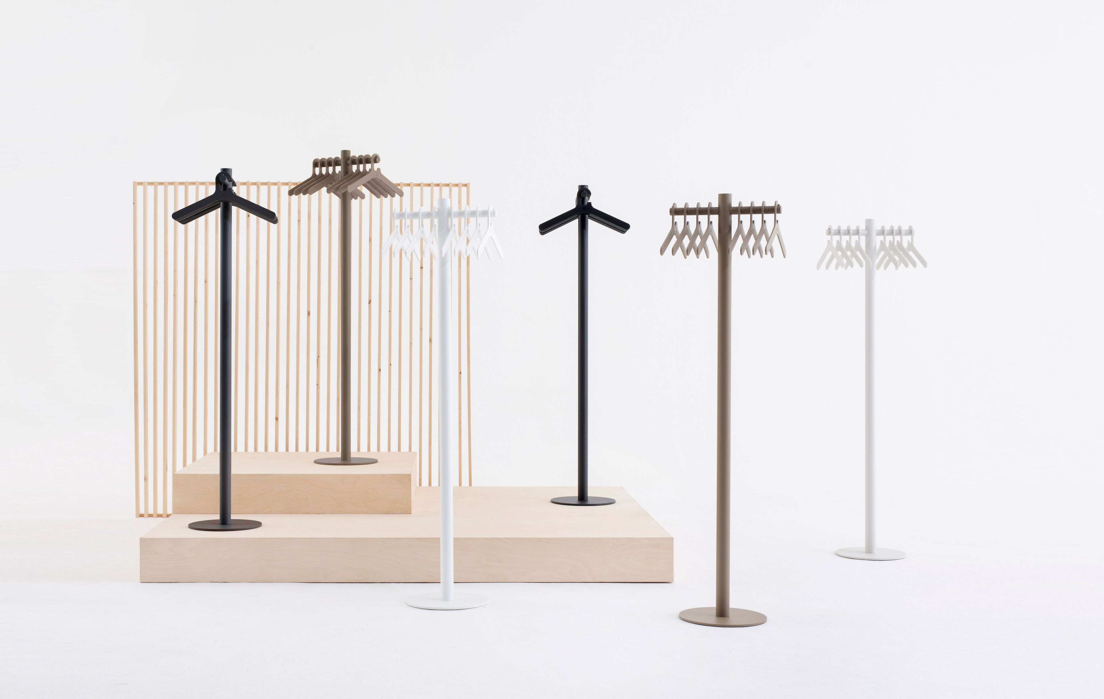 Стальная напольная офисная вешалка с порошковым покрытием Cascando Полюс ARCH-00125163 - Вид №1