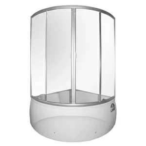 Шторка для угловой ванны Aquanet Fregate, прозрачное стекло