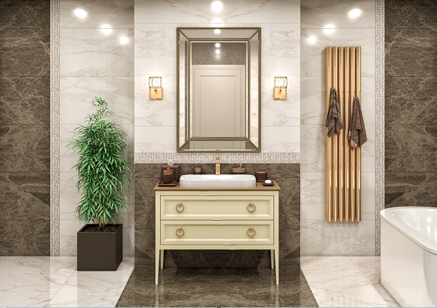 VINTAGE 107 AVORIO OPACO Комплект мебели в ванную BAGNOPIU  - Вид №1