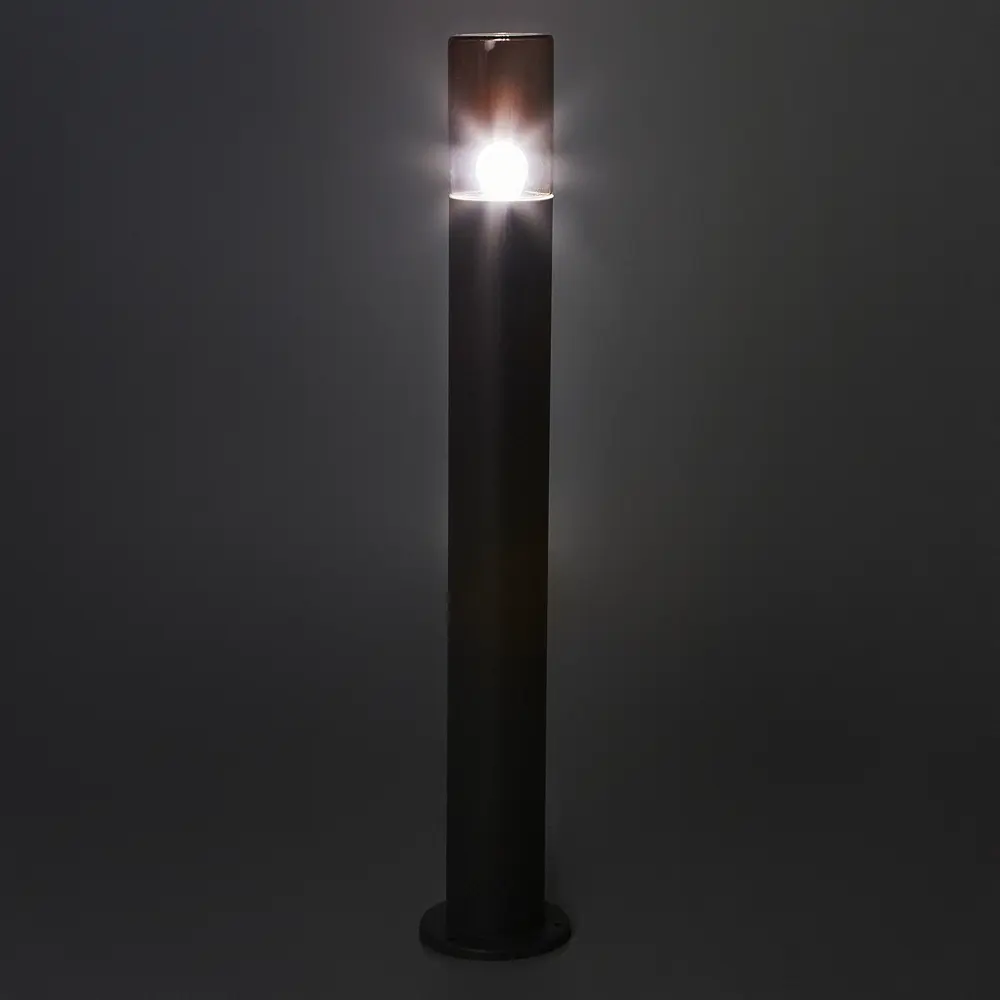 Столб уличный Ledvance «Endura Classic» Pipe AMB 80 см цвет черно-серебристый STLM-2136518 - Вид №1