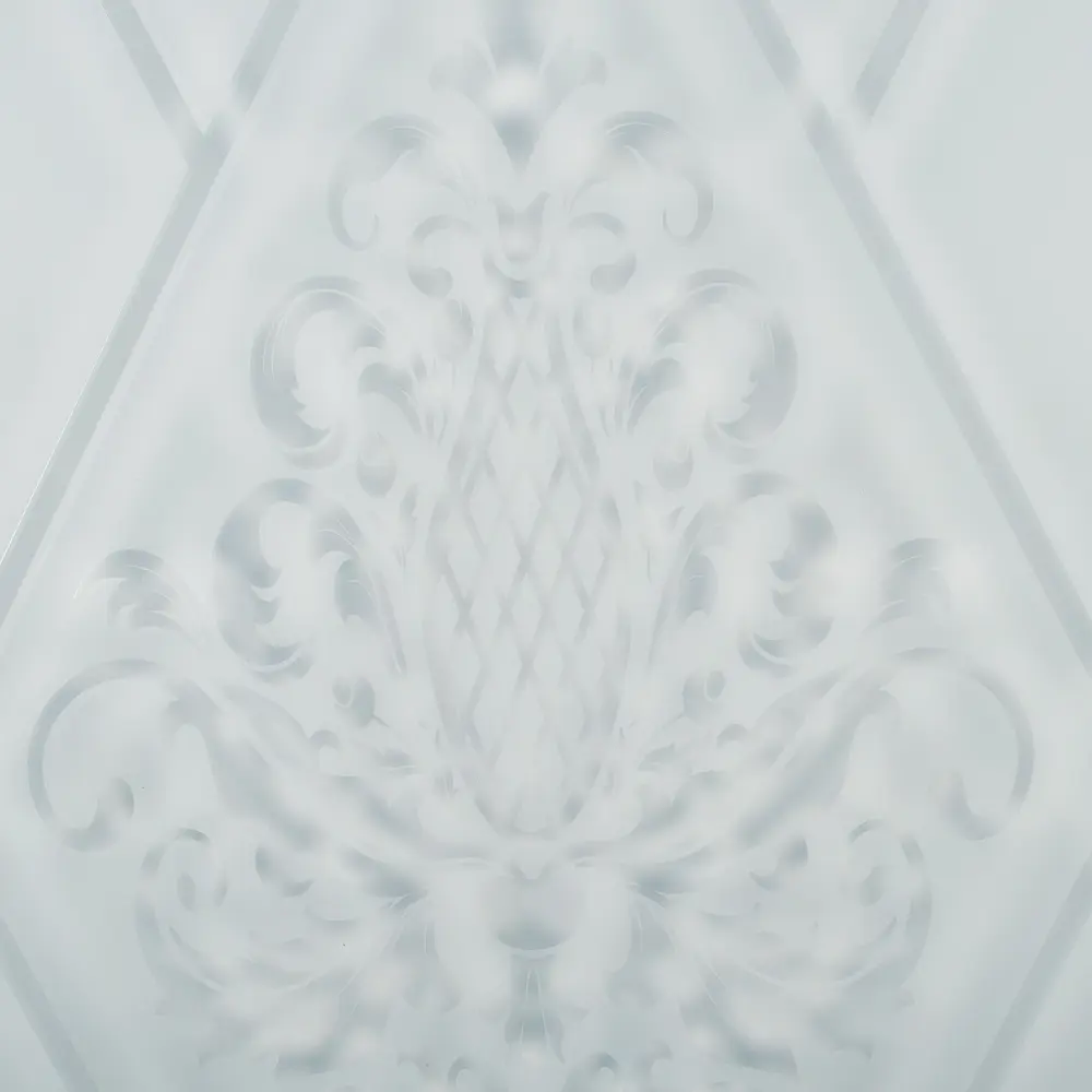 Дверь межкомнатная остеклённая Кристал 80x200 см цвет пломбир Santreyd STLM-2112377 - Вид №1