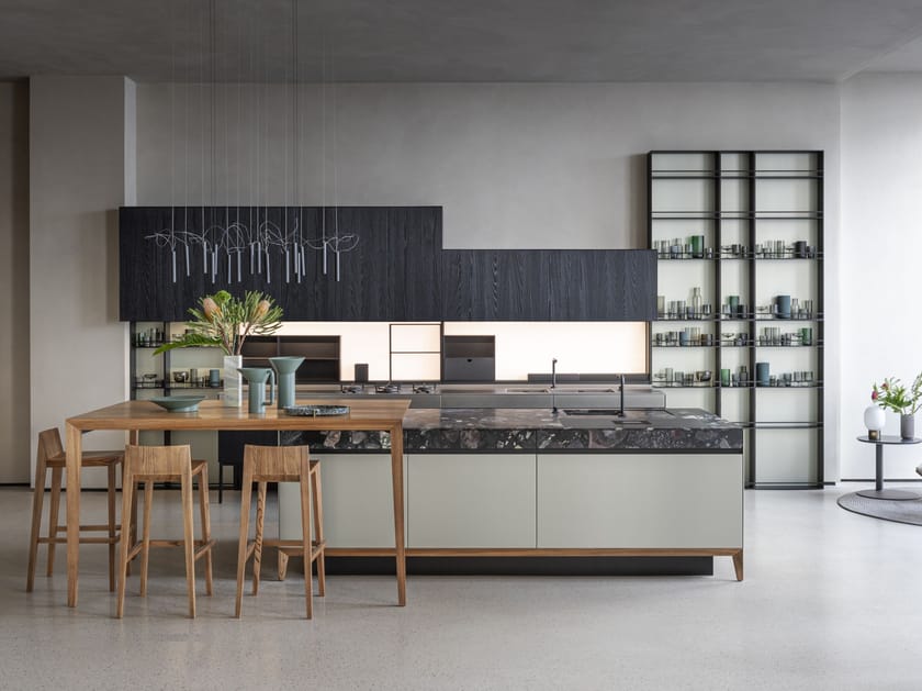 Встроенная кухня с островом Euromobil шесть ARCH-00139667