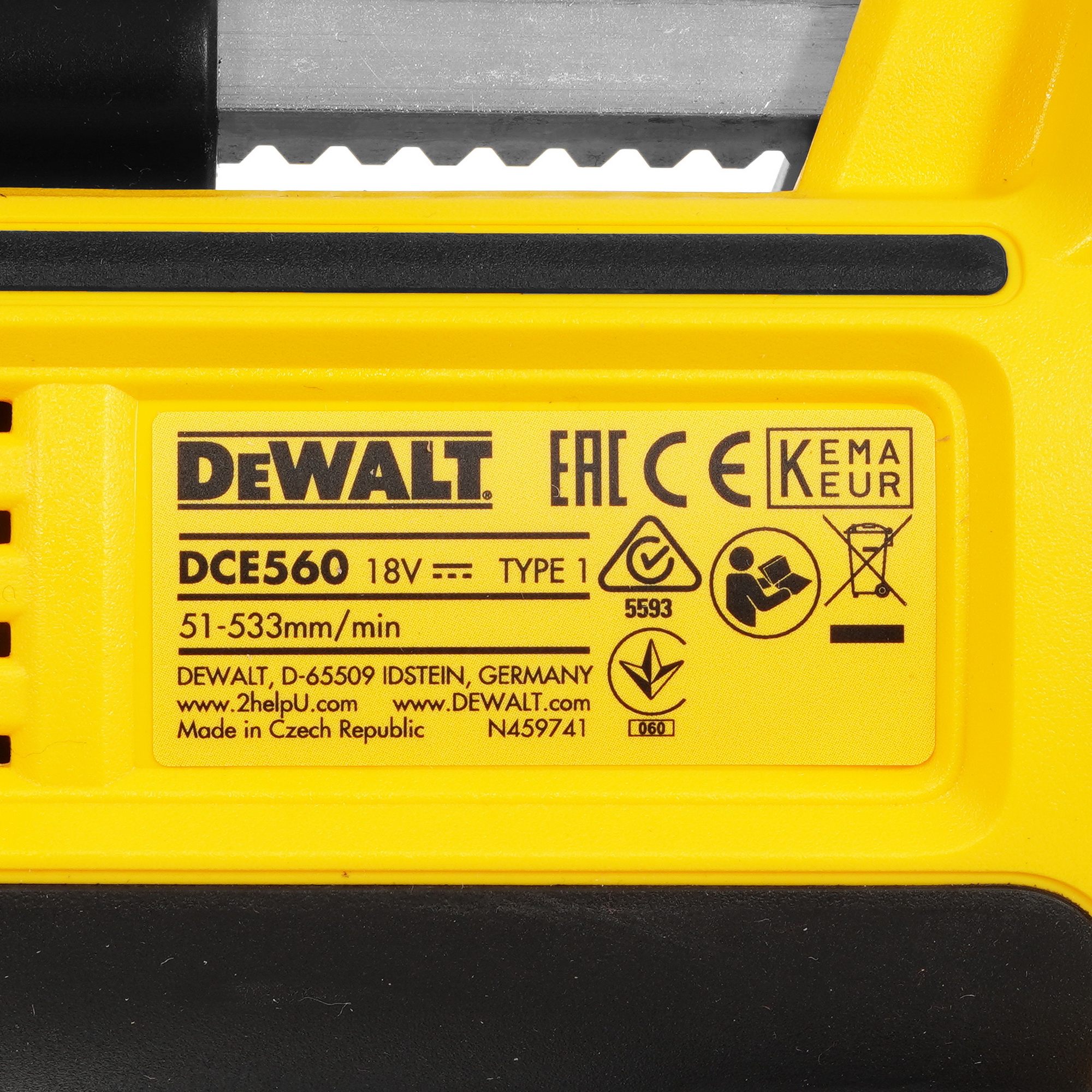 Пистолет для герметика DeWalt DCE560N XR FLEXVOLТ 18/54V Без ЗУ, Без АКБ 9013989 STDN-0146483 - Вид №2