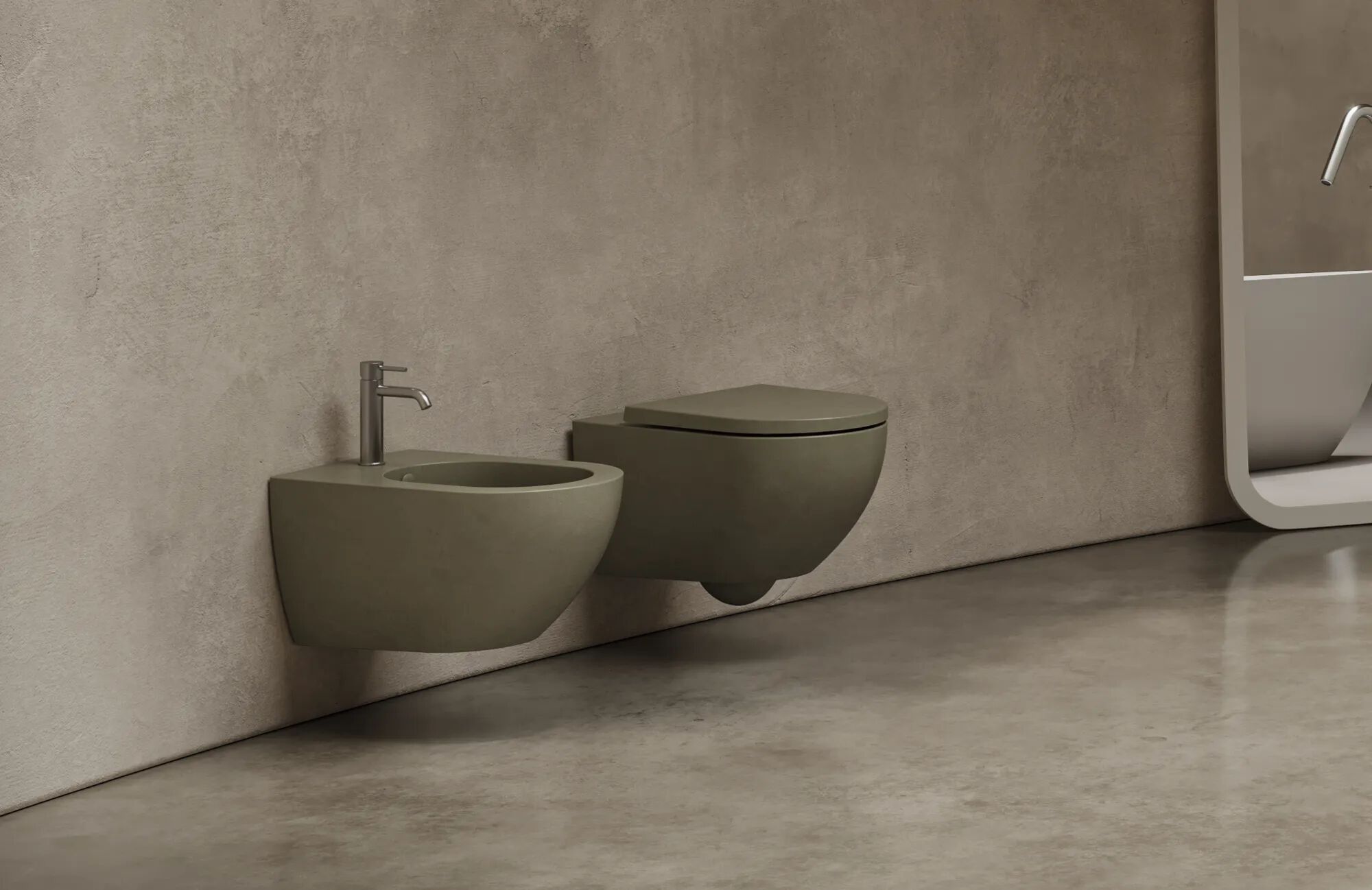 Керамическое подвесное биде с переливом Hatria Centrica ARCH-00080893 - Вид №2