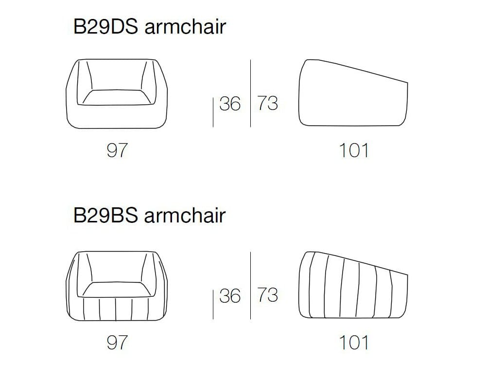 Полиамидное кресло Paola Lenti BASK S ARCH-00091026 - Вид №2