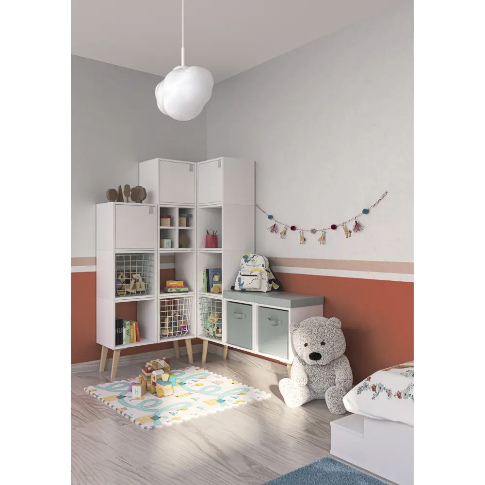 Светильник подвесной Inspire Kumo, 1 лампа, 2.3 м², цвет белый STLM-2161395 - Вид №6