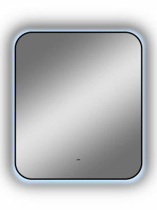 90692224 Зеркало для ванной RF4002BV с подсветкой 60х70см Black View STLM-0340709 REFLECTION