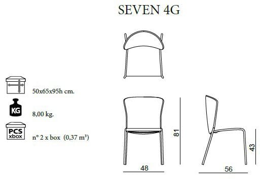 Мягкий стул BBB SEVEN ARCH-00006945 - Вид №3
