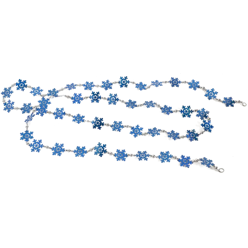 Бусы Снежинки сине-белые 270 см Santreyd STLM-2135176 - Вид №1