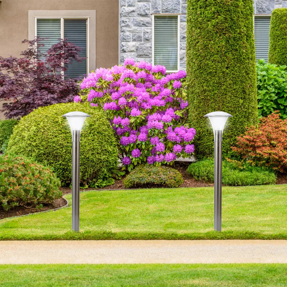 Столб уличный «Классика» 80 см цвет хром APEYRON STLM-2128294 - Вид №6