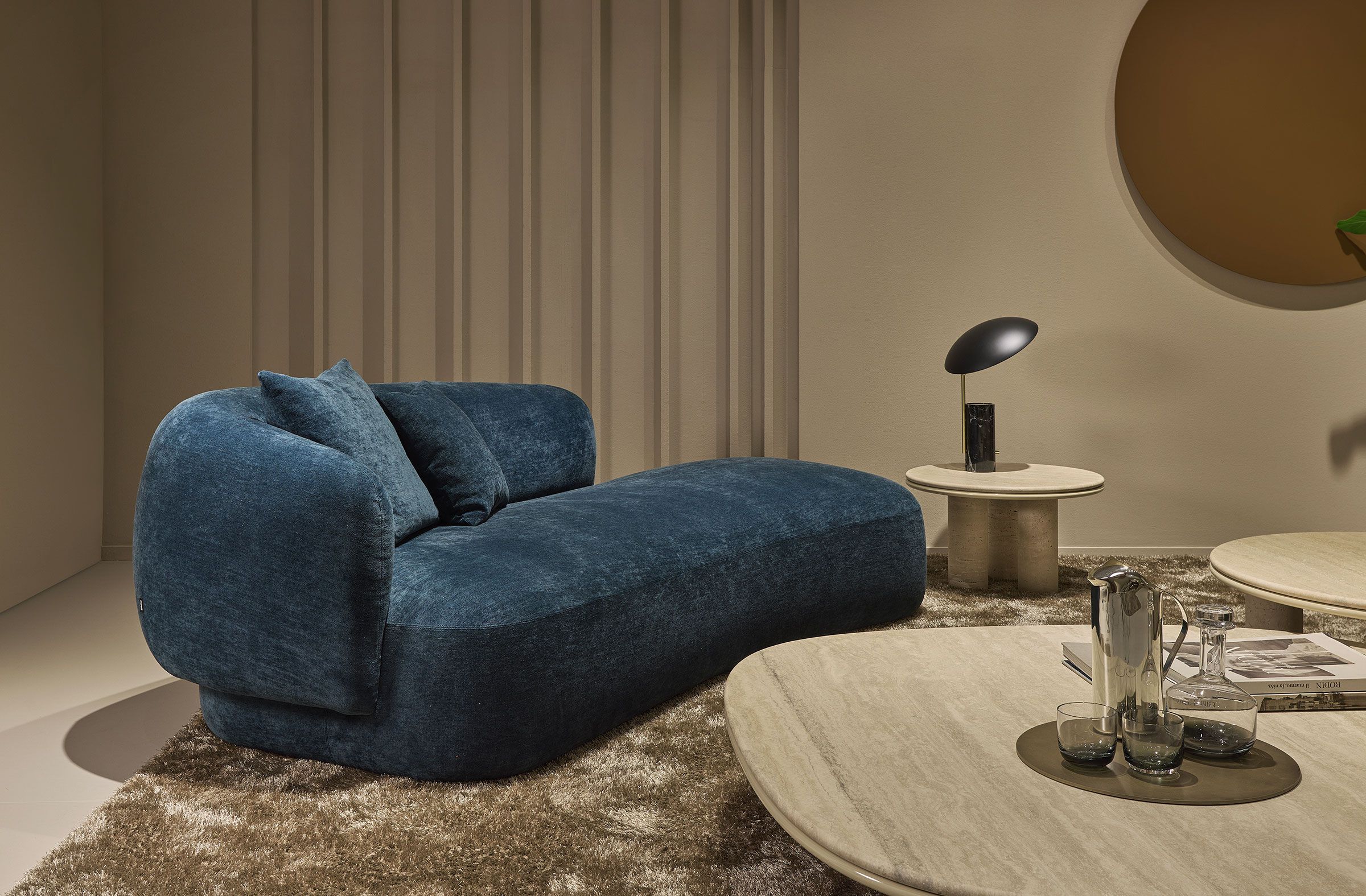 Круглый мраморный журнальный столик Marelli Simmy ARCH-00067599 - Вид №4