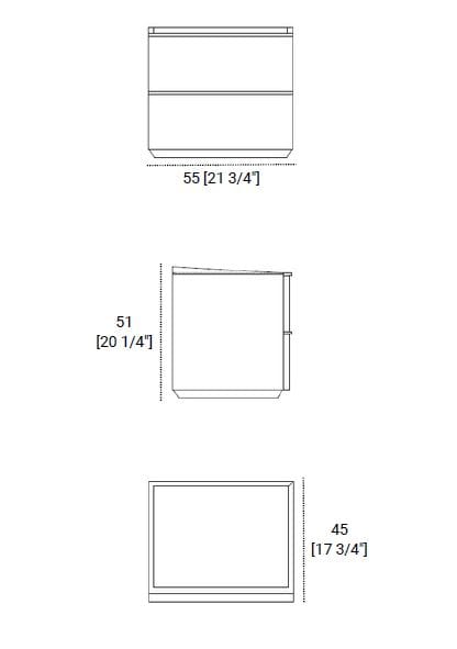 Тумбочка из ясеня Morelato LOUIS ARCH-00081423 - Вид №8