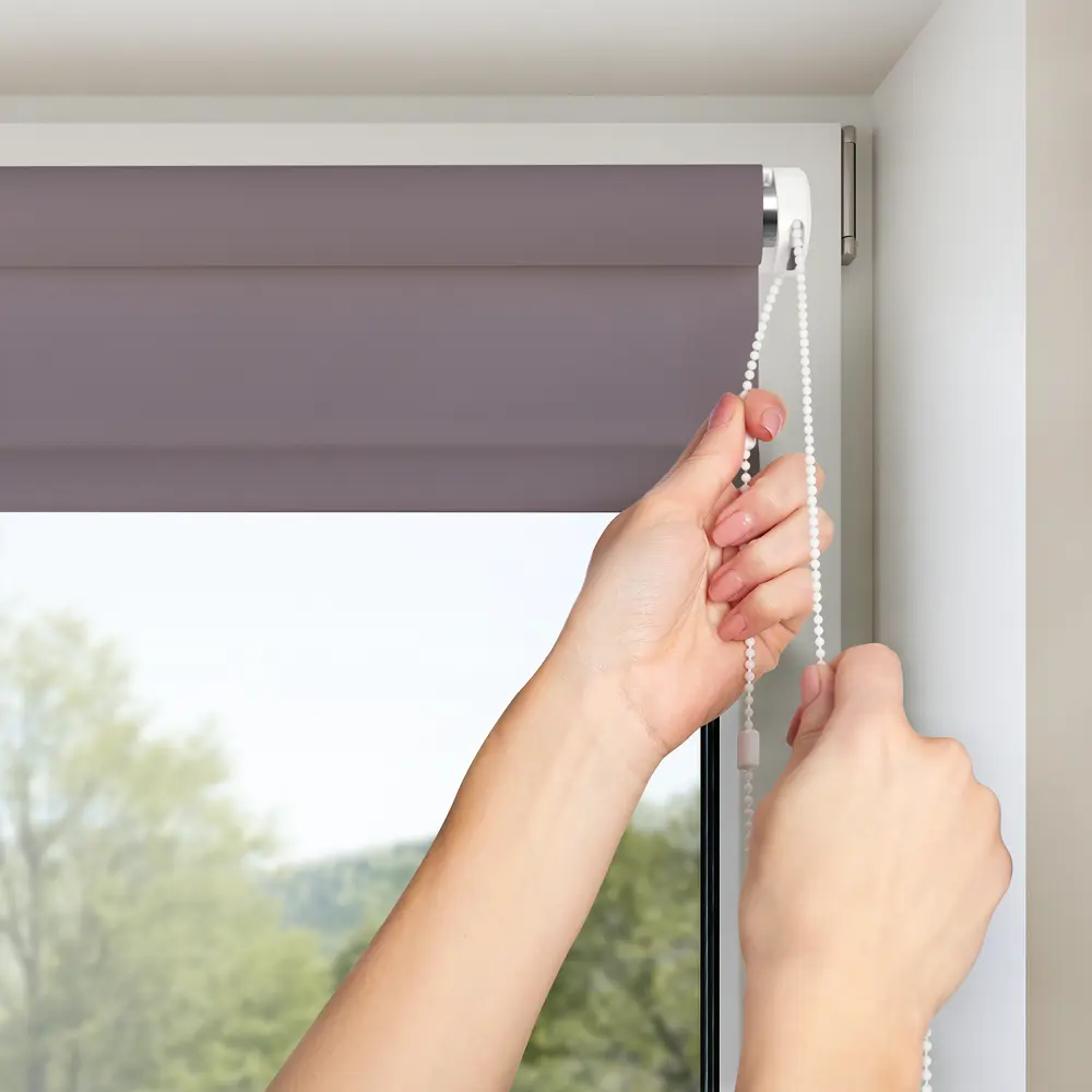 Штора рулонная Plain, 70x160 см, цвет серый PRAKTO STLM-2117675 - Вид №2