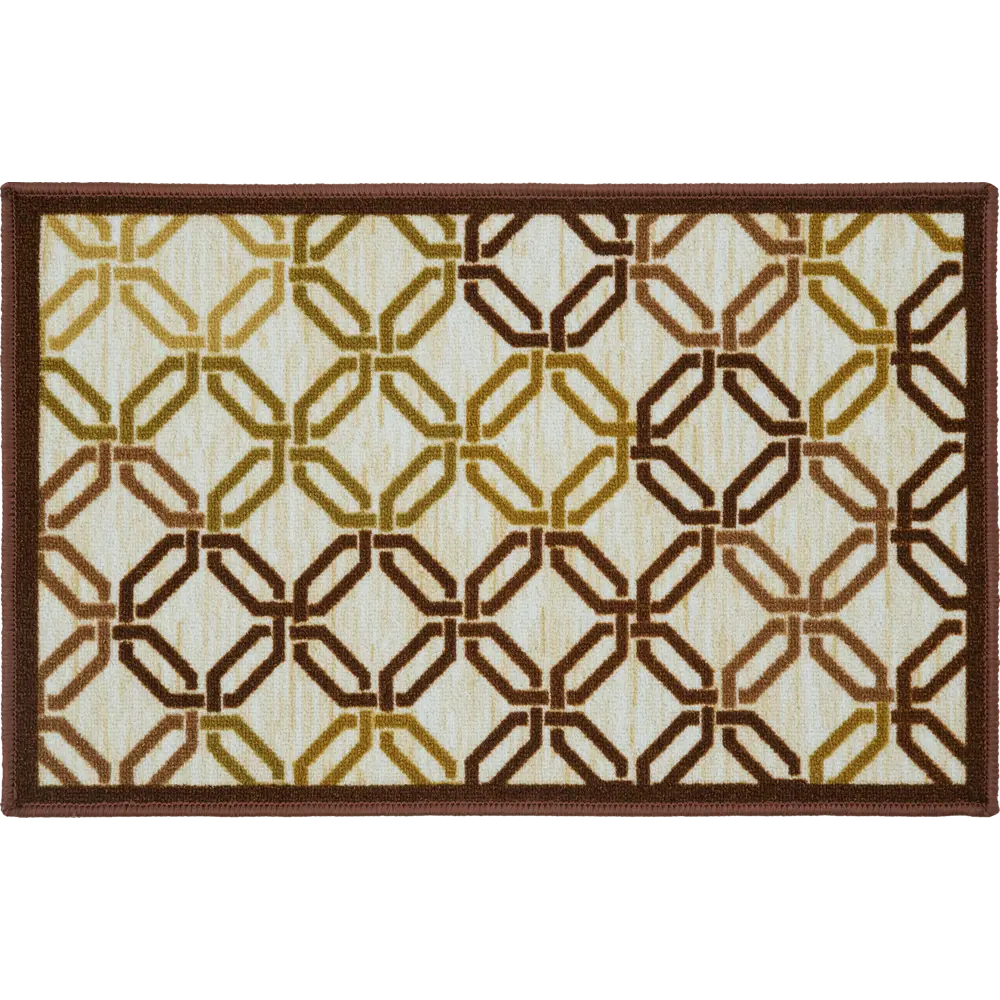 Коврик Стелла 104012 50х80 см нейлон цвет коричневый CTIM STLM-2192450