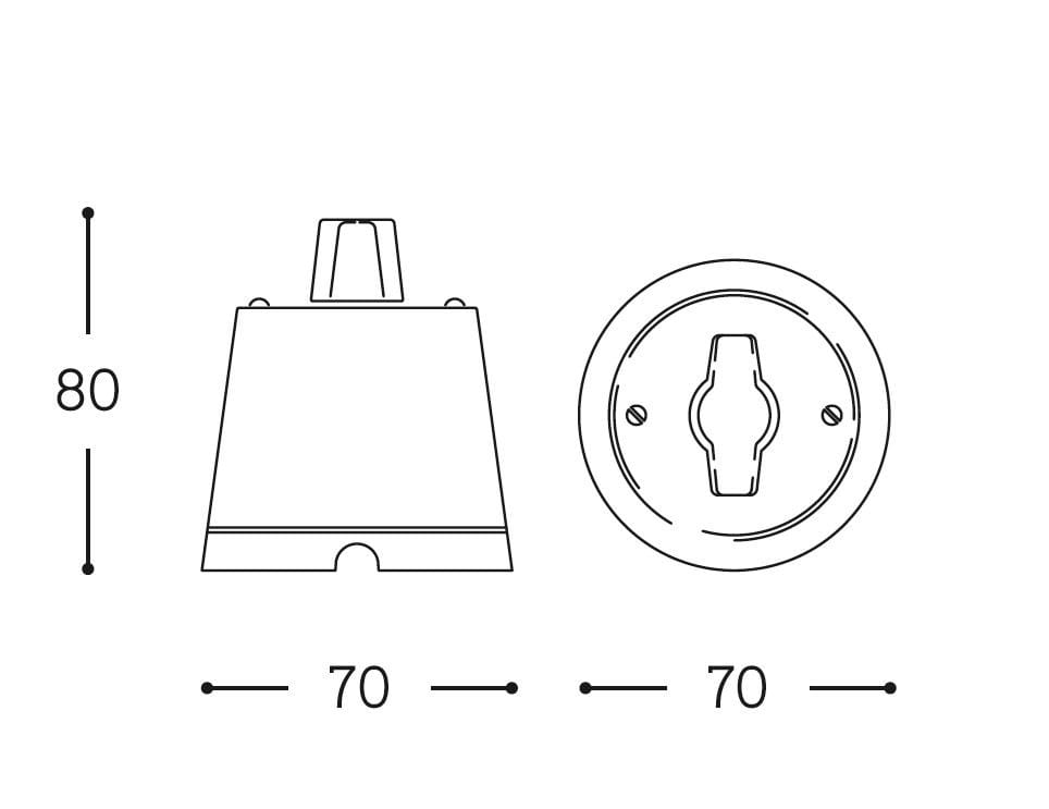 Керамический вариатор яркости Aldo Bernardi Castore ARCH-00002014 - Вид №2