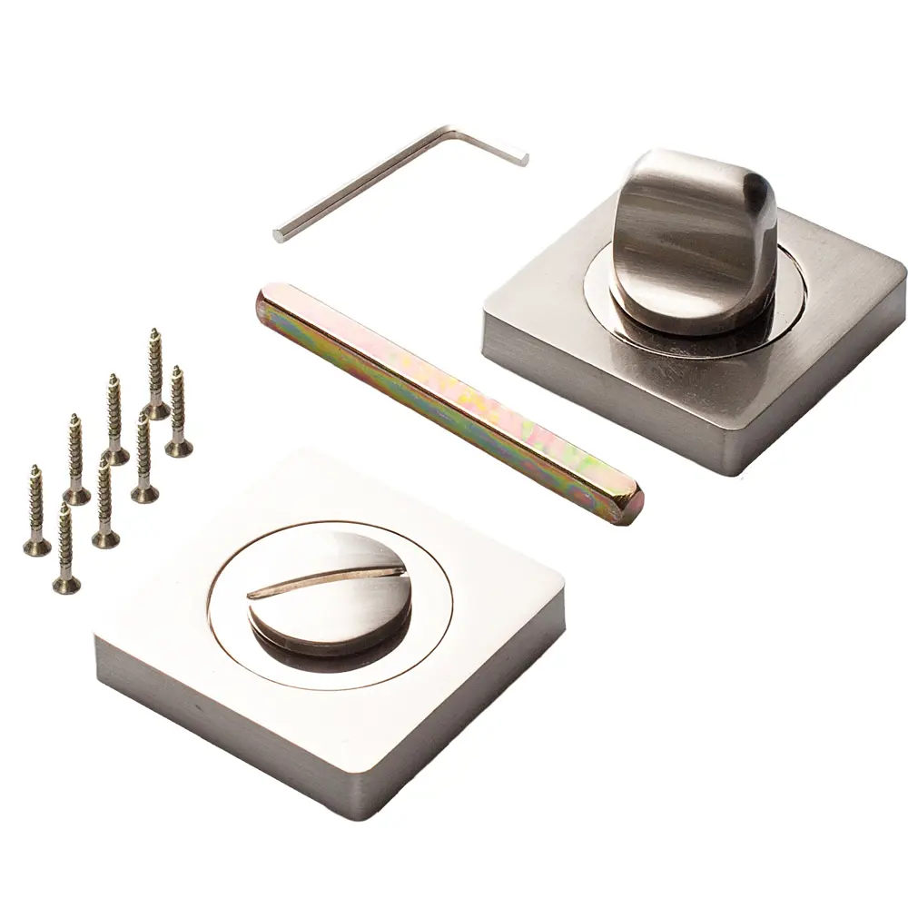 Завертка квадратная к ручкам RENZ цвет матовый никель STLM-2146447 - Вид №2