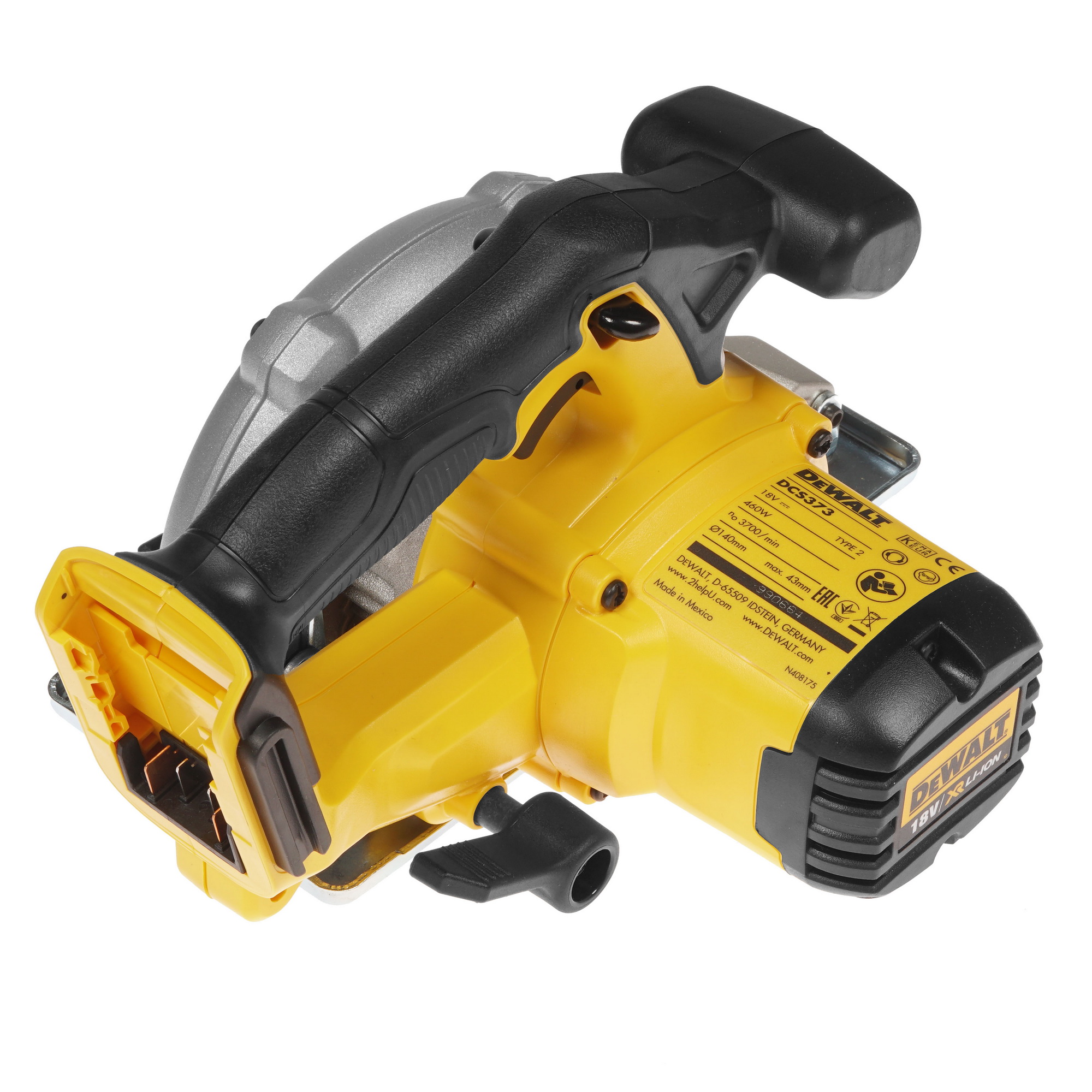 Пила дисковая DeWalt DCS373N XR FLEXVOLТ 18/54V 5301363 STDN-0116627 - Вид №2