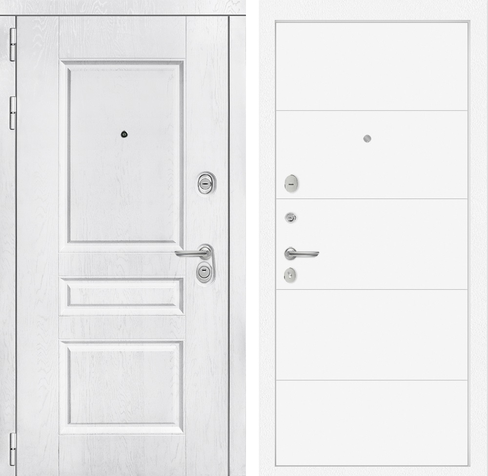 90451752 Дверь входная Версаль 88 левый П 13 Белый софт STLM-0227755 LABIRINTDOORS
