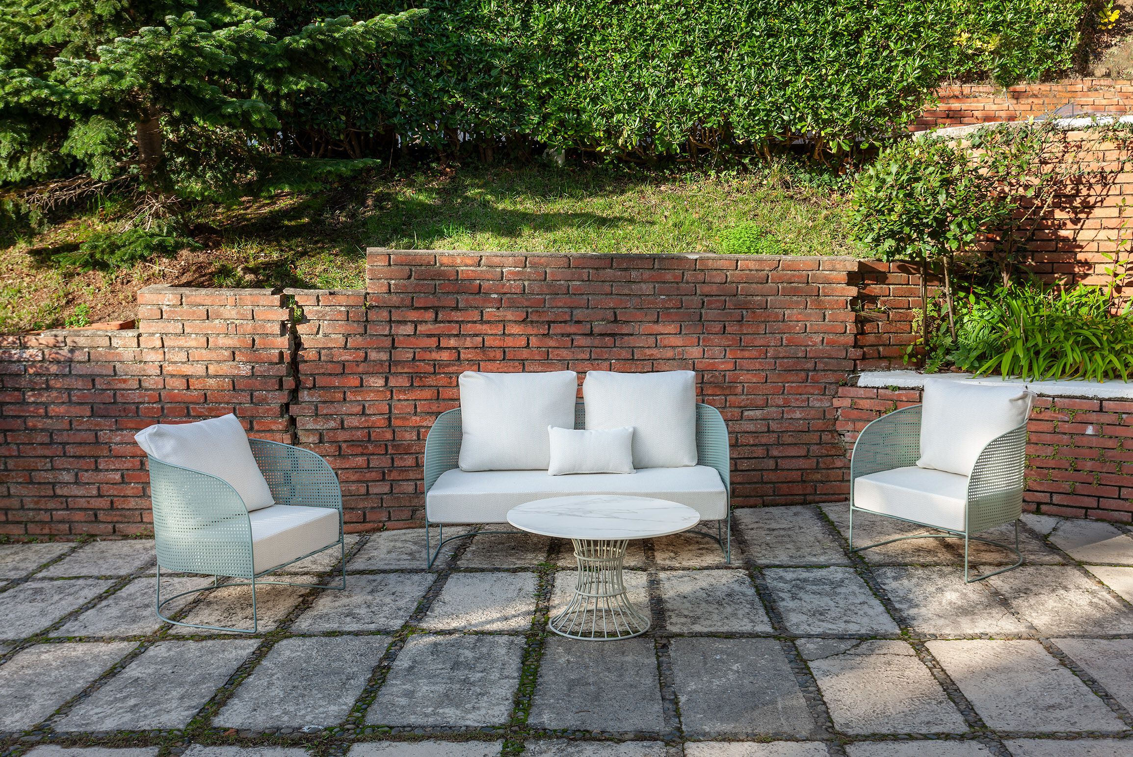 Стальной каркас ткань сад стул iSimar ARCH-00141889 - Вид №5