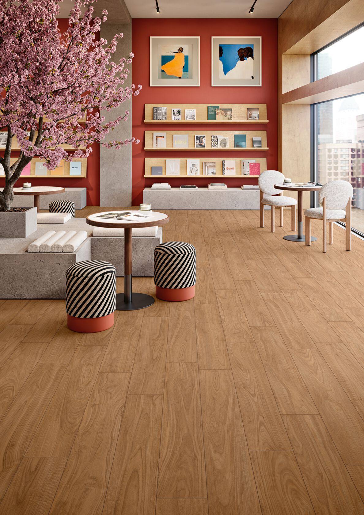 Пол / облицовка керамогранита под дерево MARGRES STAGE ARCH-00084596 - Вид №4