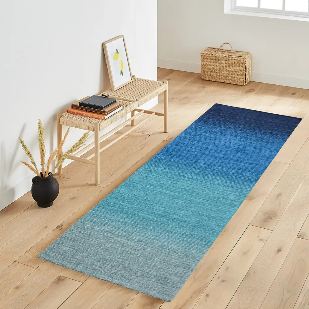 Коврик Сабрина 256 75x160 см латекс/шенилл цвет синий CTIM STLM-2147609 - Вид №5