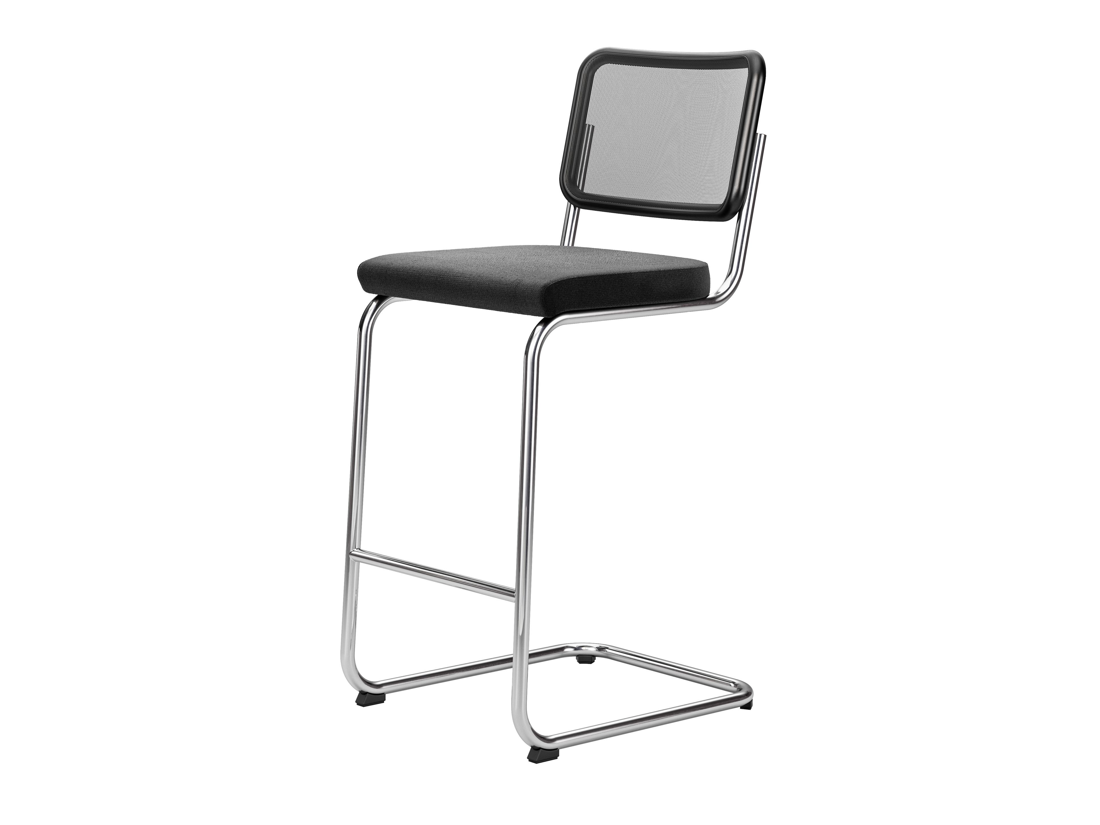 Мягкий консольный стул со спинкой из синтетической сетки THONET S 32 / S 64 ARCH-00047216 - Вид №1
