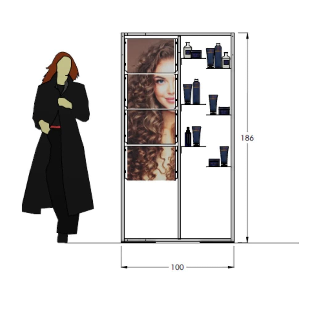 Алюминиевая напольная витрина для брошюр STUDIO T InUno ARCH-00151424 - Вид №5