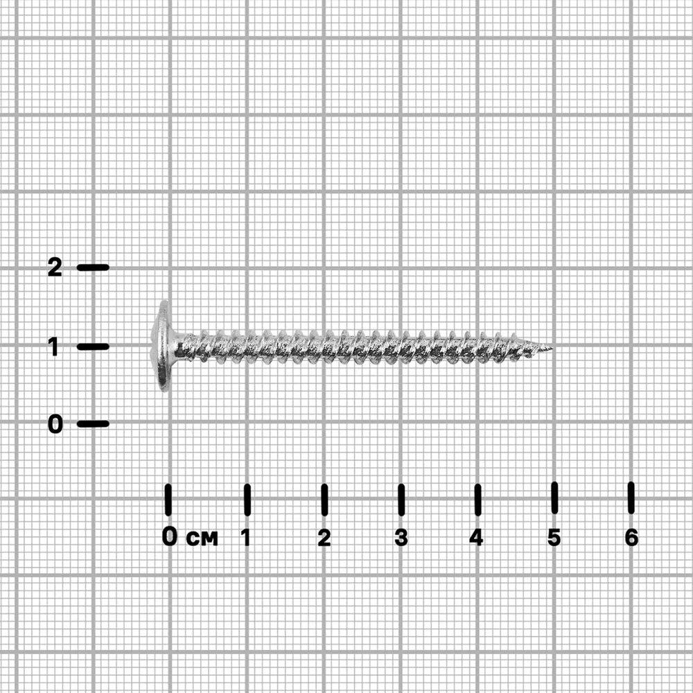 Саморезы по металлу Standers полусферические острые оцинкованные 4.2x50 на вес 88784426 STLM-2094962  - Вид №2