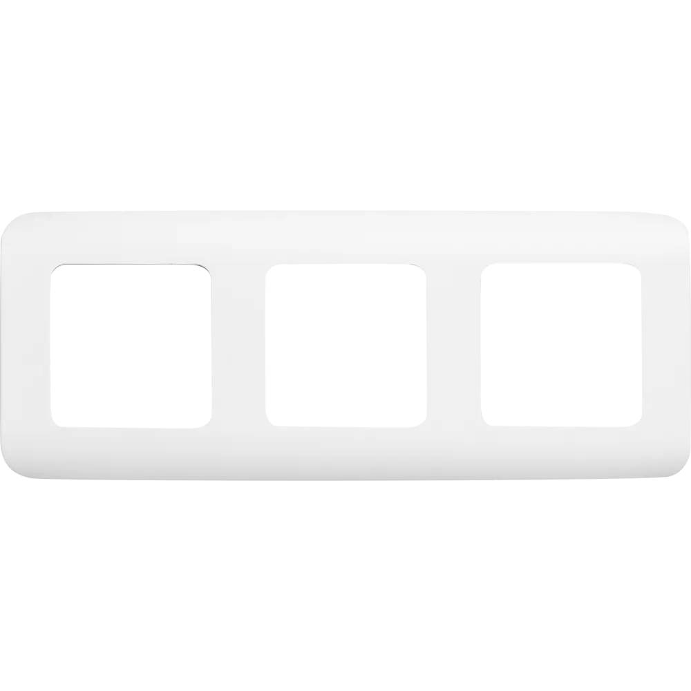 Рамка для розеток и выключателей Lexman Cosy 3 поста, цвет белый STLM-2184134