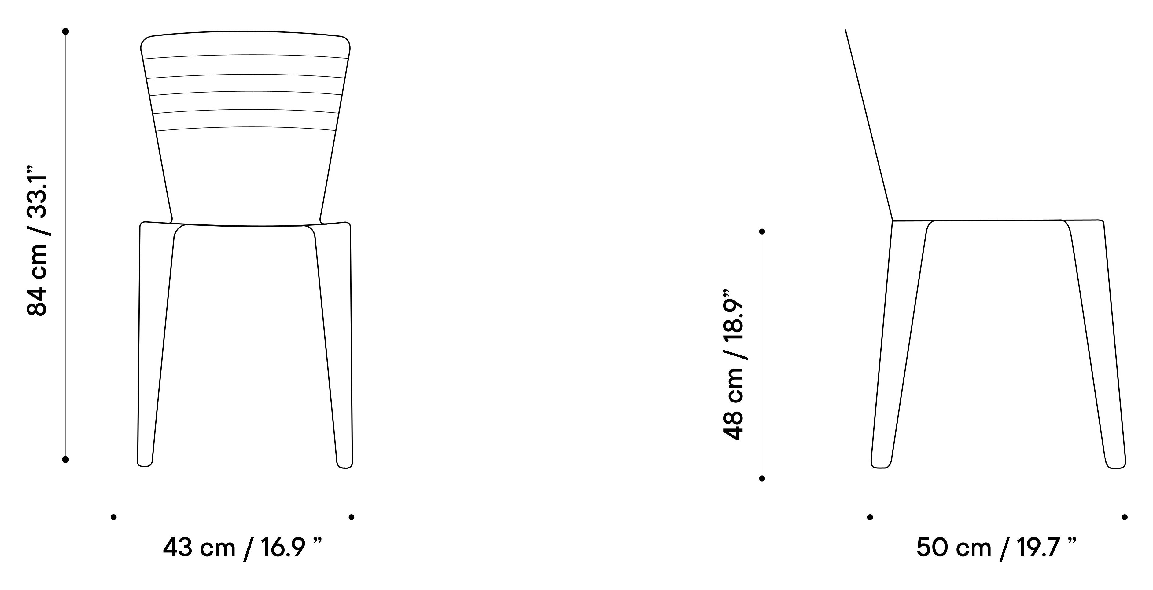 Садовый стул из оцинкованной стали iSimar Menorca ARCH-00084593 - Вид №4