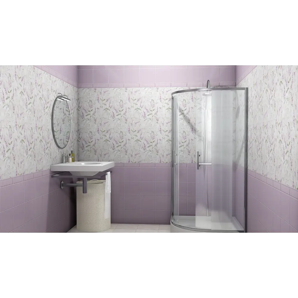 Комплект стеновых панелей ПВХ Сальвия 2700x250x8 мм 1.35 м² 2шт КРОНАПЛАСТ STLM-2085868 - Вид №4