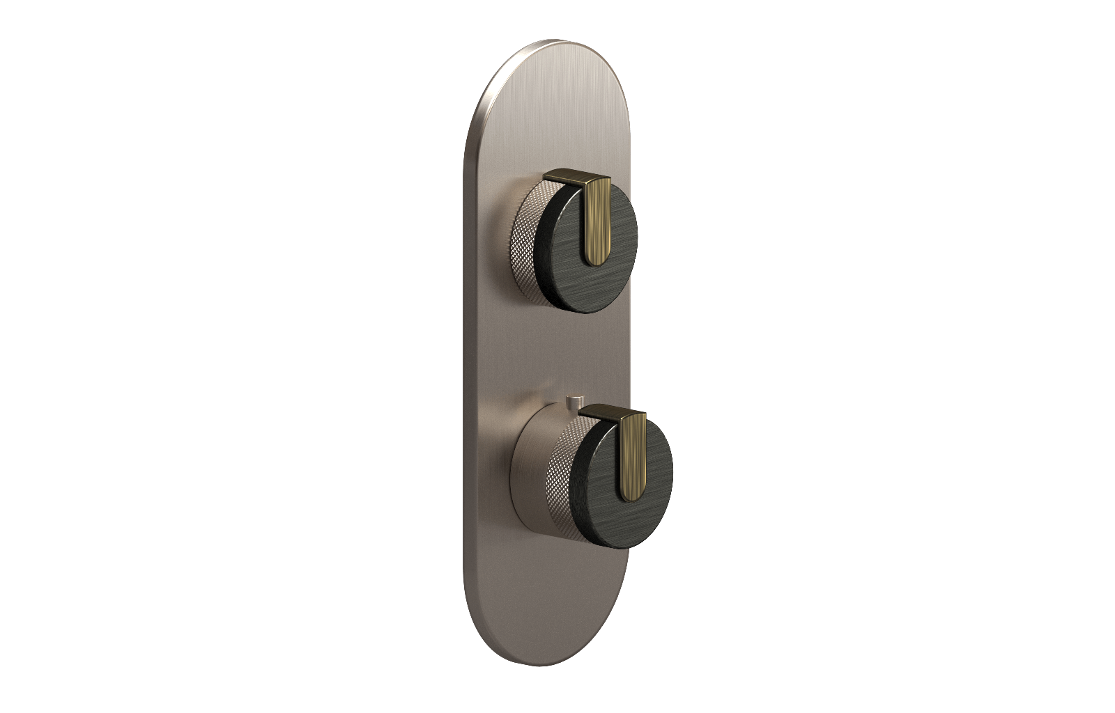 E-8026-R1BOXE0-L1VBB-BNi-T Планка M-Series с 2 ручками - Внешняя часть GRAFF MOD+