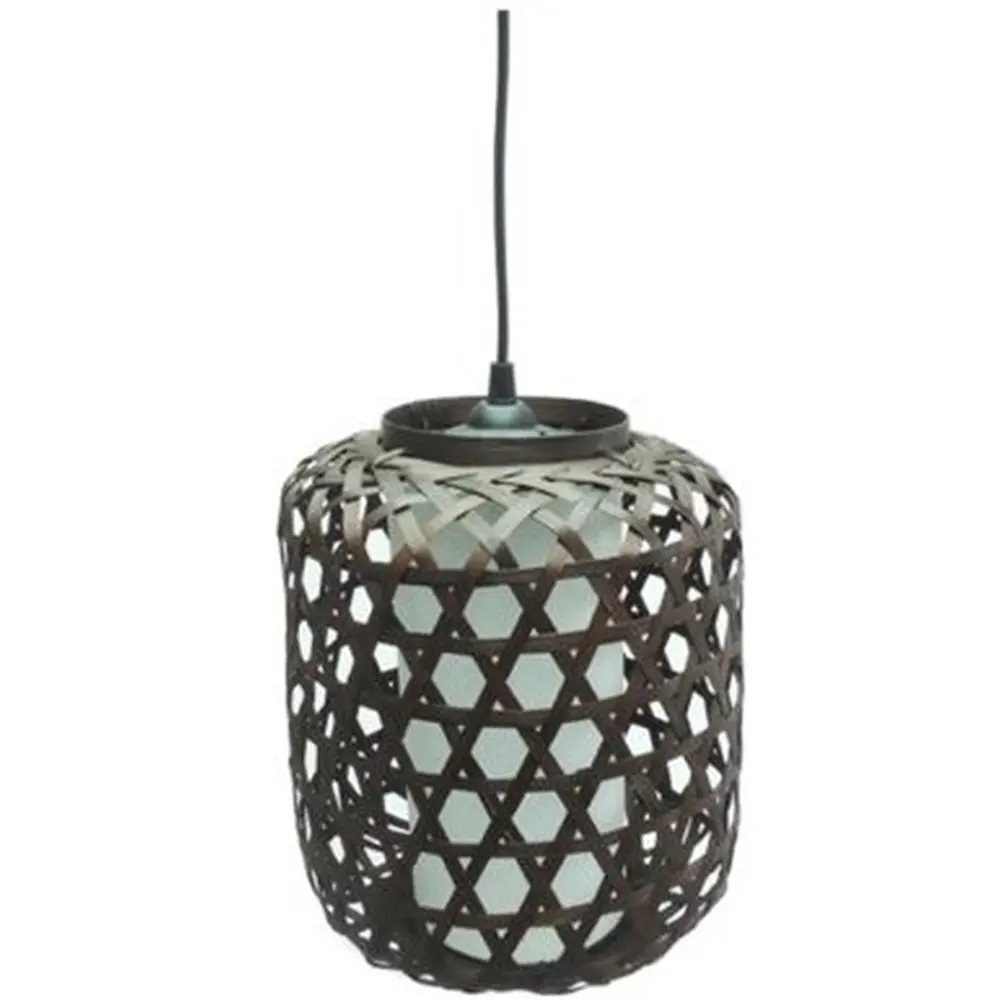 Подвес Inspire Danang 1xE27x60 Вт, 23, 5 см, бамбук тёмный 16671335 STLM-2130195 