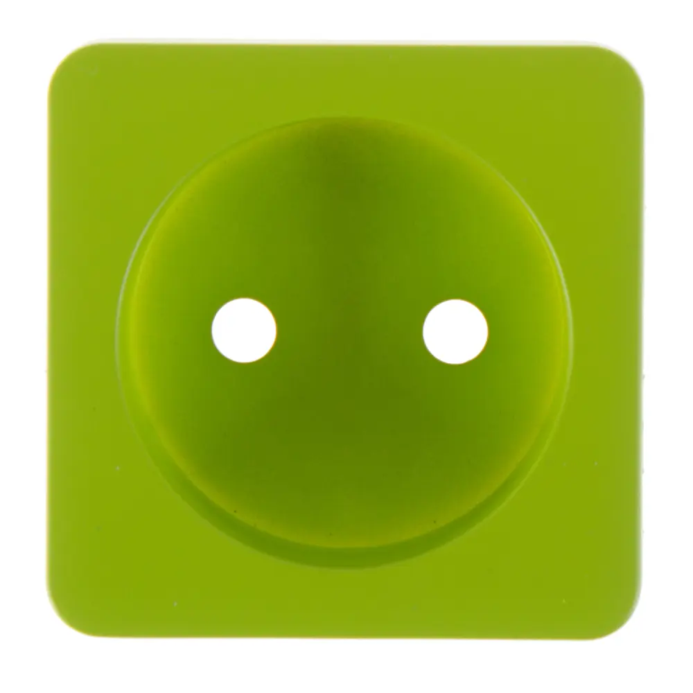 Накладка для розетки без заземления Lexman Cosy, цвет зелёный STLM-2090244