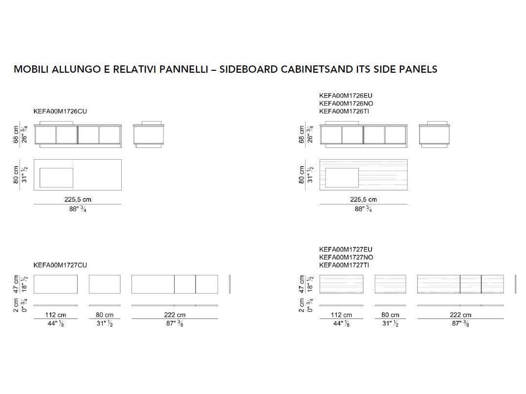 Прямоугольный рабочий стол с ящиками i 4 Mariani Kefa ARCH-00010323 - Вид №4