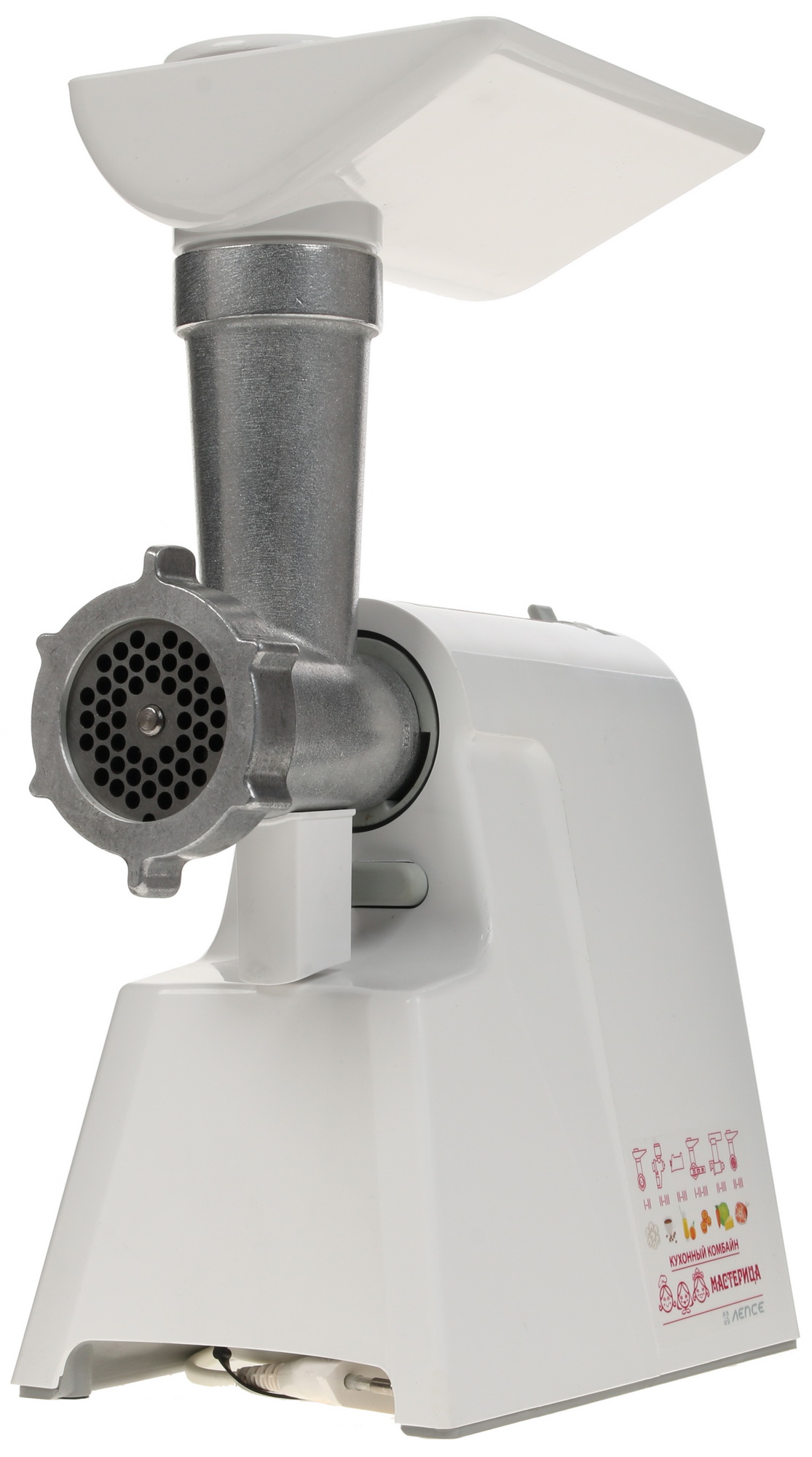 1116640 Мясорубка электрическая Мастерица КЭМ-01 белый STDN-0034680 - Вид №1
