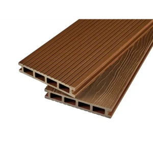 Террасная доска ДПК Groentec цвет Дуб 145x25x4000 мм 0.58 м²