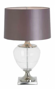 Настольная лампа Base Briana Urn от RVAstley 5302 RVASTLEY ВАЗА 062024 Прозрачный;фиолетовый