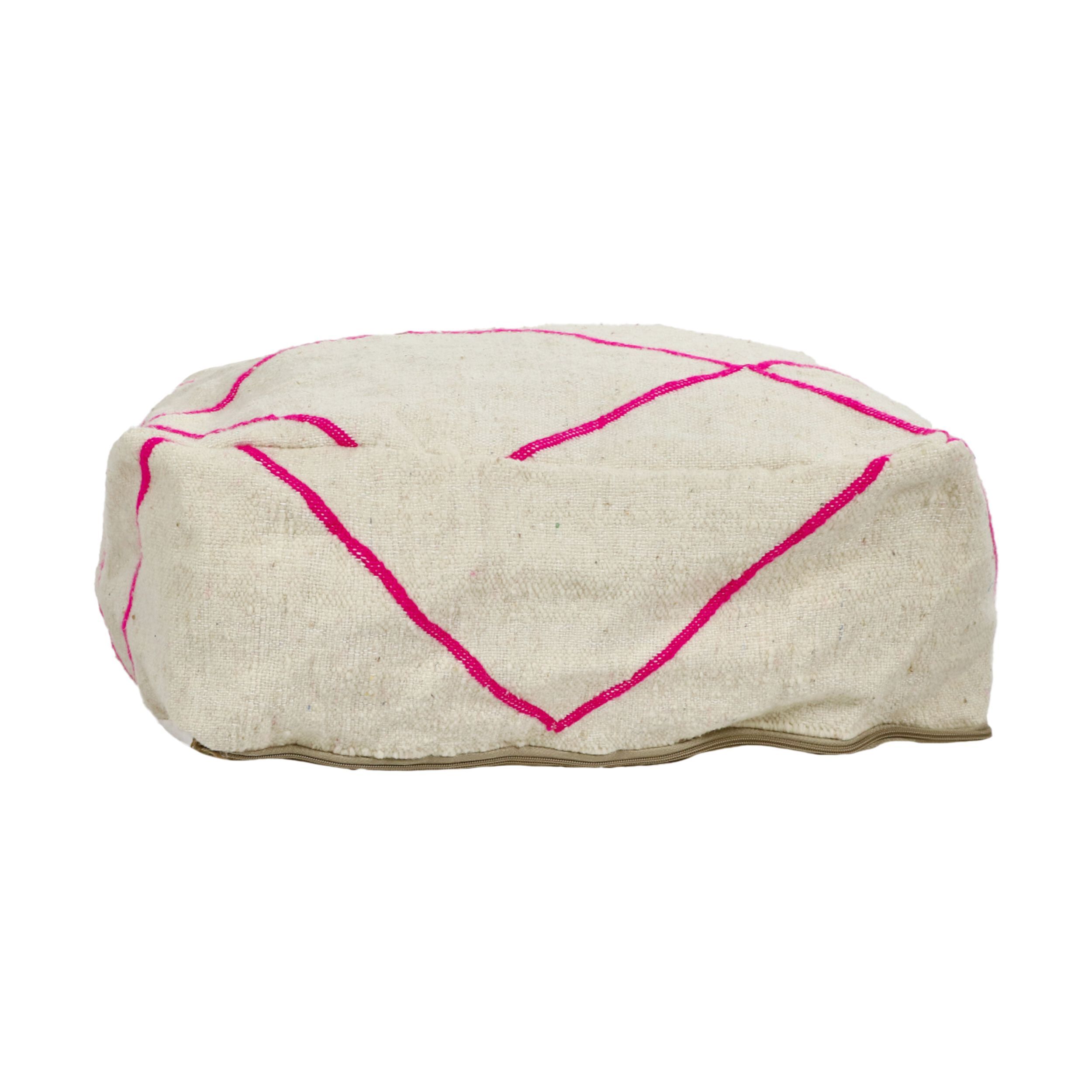 Квадратный шерстяной пуф POMAX KELIM ARCH-00056000 - Вид №1