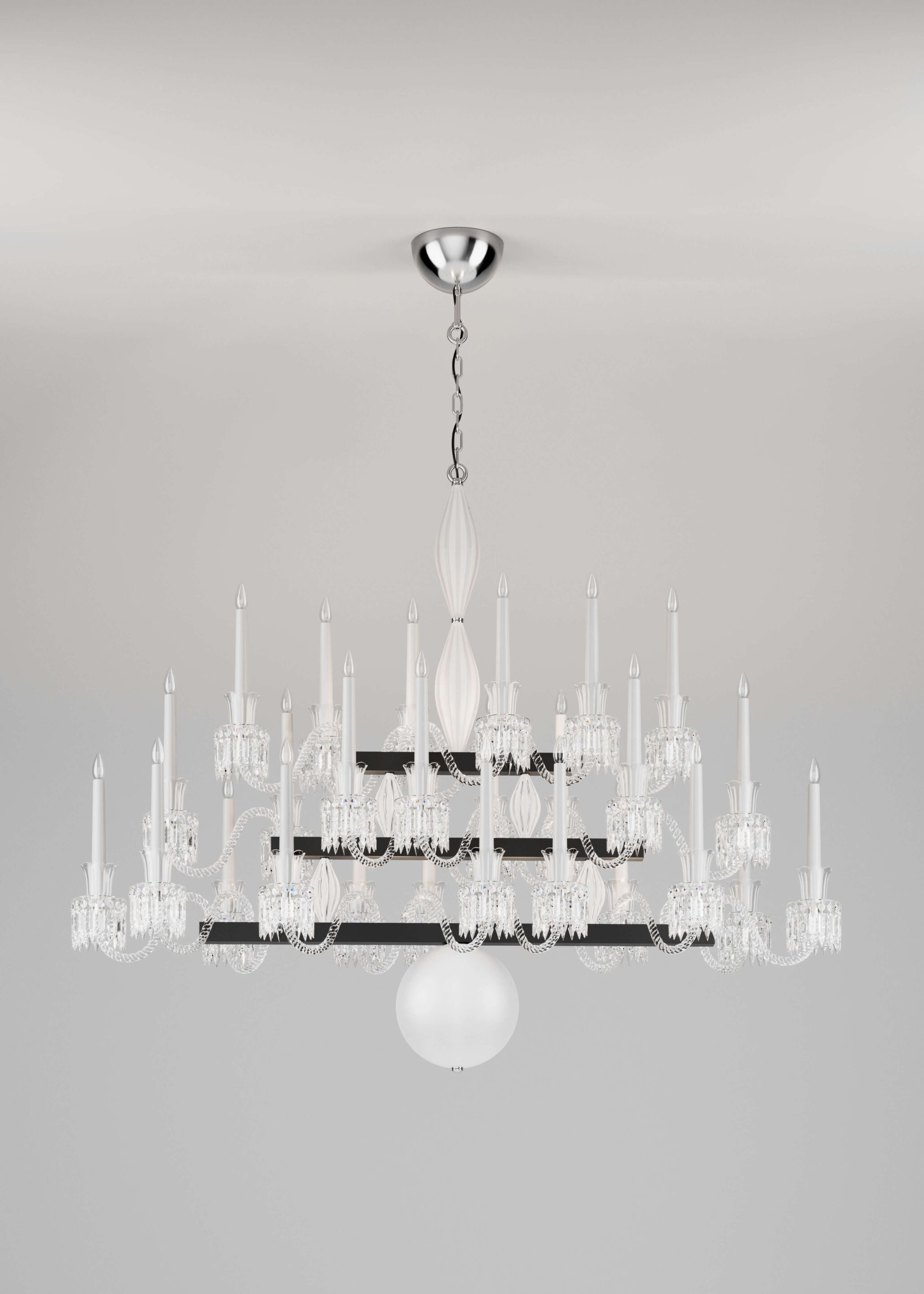 Хрустальная светодиодная люстра с регулируемой яркостью Italamp KEPLERO 358/S26 ARCH-00087590 - Вид №3