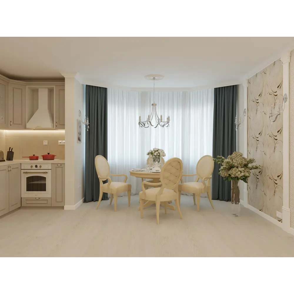 Обои флизелиновые Victoria Stenova Disco бежевые 1.06 м 889022 STLM-2024337 - Вид №3