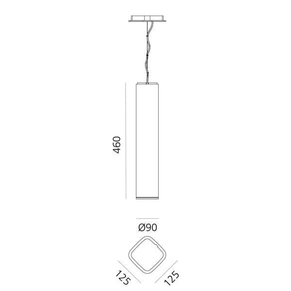 Металлический светодиодный подвесной светильник Artemide Ilio ARCH-00033454 - Вид №5