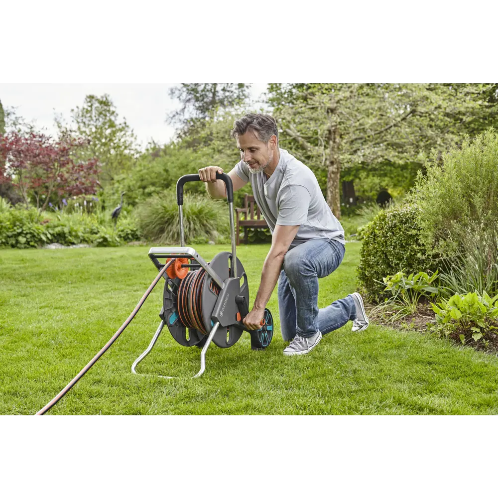 Тележка для шланга Gardena Aquaroll L STLM-2025763 - Вид №7