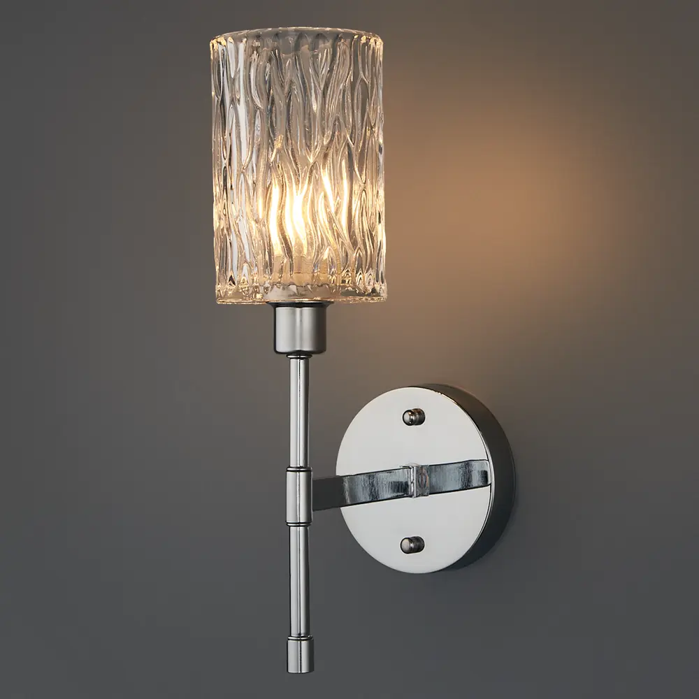 Бра Freya FR5133WL-01CH, цвет хром/прозрачный STLM-2103496