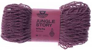 535834 Авоська "String Bag Long Handle" с удлиненной ручкой, бледно розовая Jungle Story