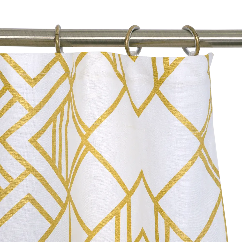 Штора на ленте «Ромбы», 145х260 см, цвет золотой ВАСИЛИСА STLM-2031149 - Вид №3