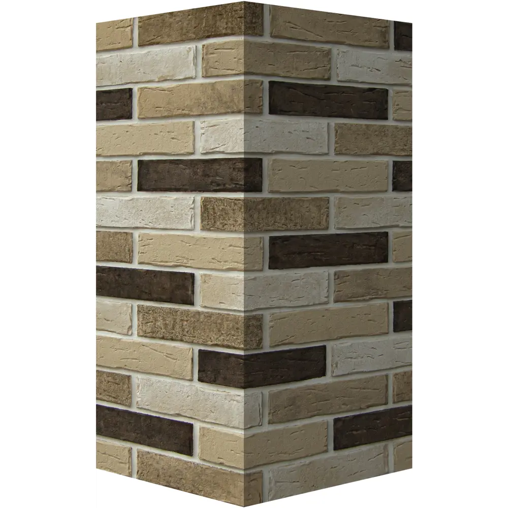 Камень искусственный White Hills Сити Брик коричнево-бежевый 2.95 м² STLM-2117265