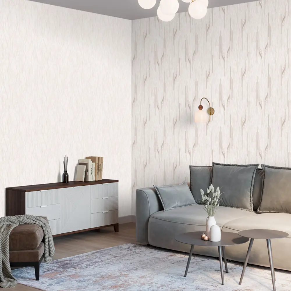 Обои виниловые Palitra Home Артфул бежевые 0.53 м HC11073-12 STLM-2172436 - Вид №5